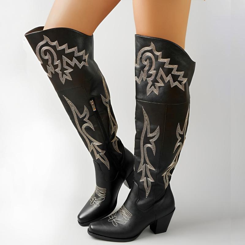 Damen Winterstiefel mit stilvollem Western-Flair (8)