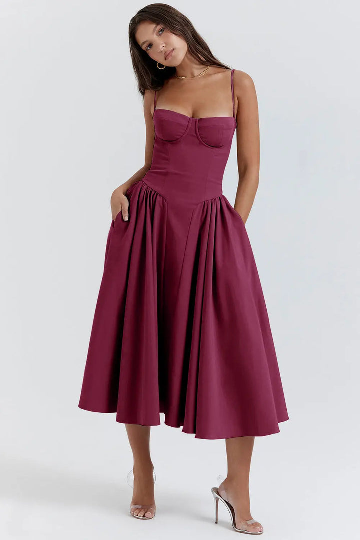 Amara Korsett Maxikleid für Hochzeitsgäste foto 4