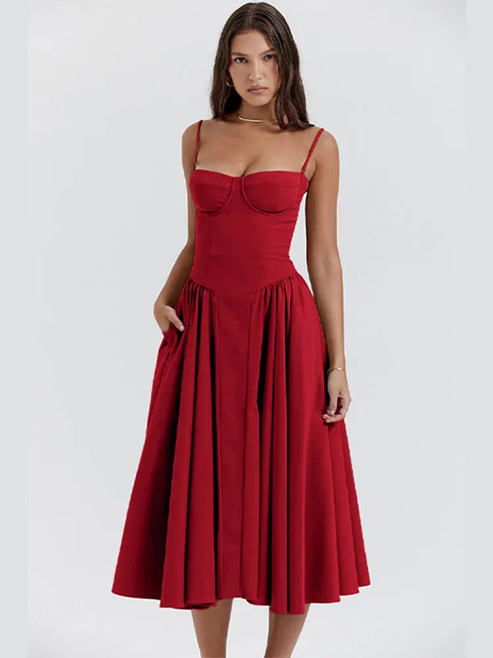 Amara Korsett Maxikleid für Hochzeitsgäste foto 3