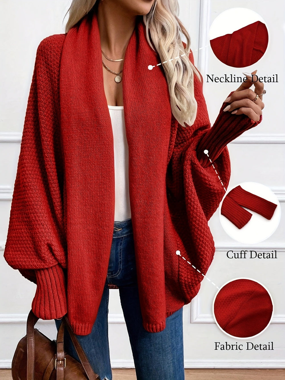 Drapierter Shawl-Collar Cardigan (2)