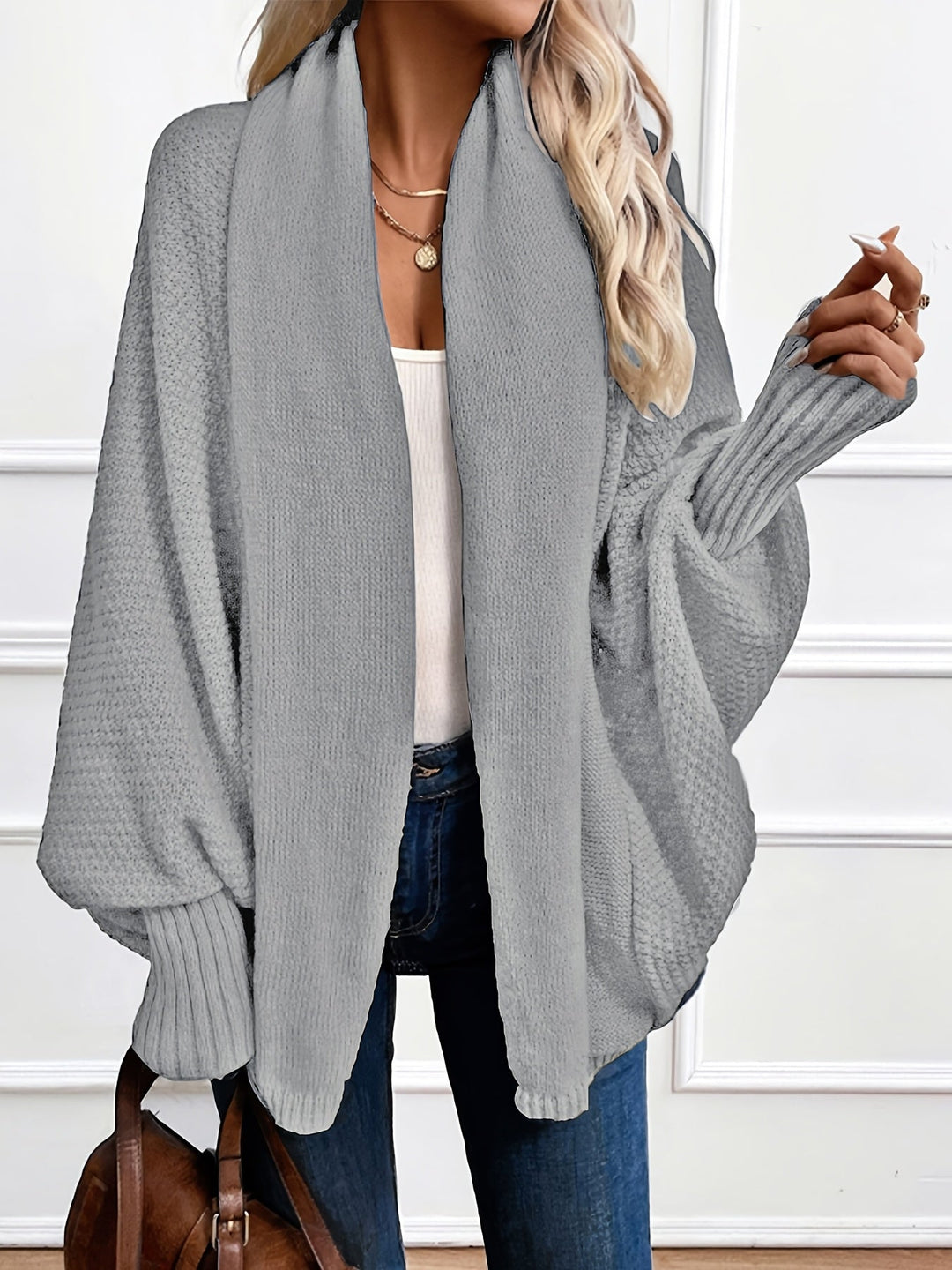 Drapierter Shawl-Collar Cardigan (5)