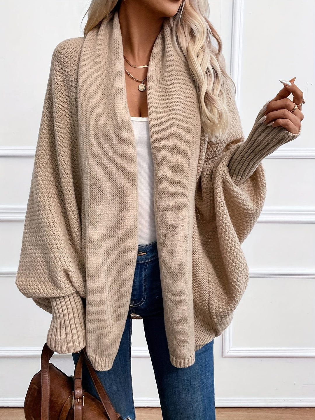 Drapierter Shawl-Collar Cardigan (7)