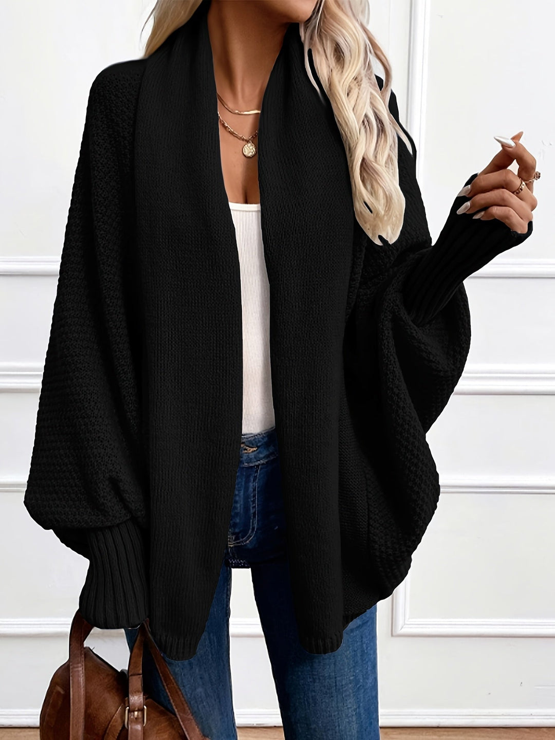 Drapierter Shawl-Collar Cardigan (8)