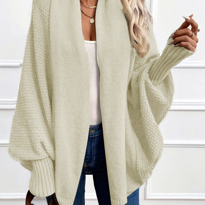 Drapierter Shawl-Collar Cardigan in Apricot