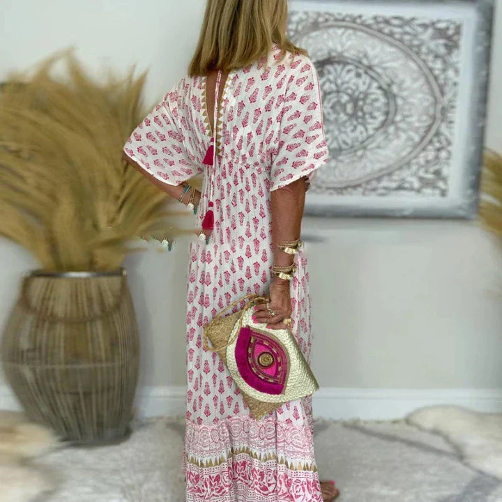 Dress | Boho Print Maxi Summer (3)