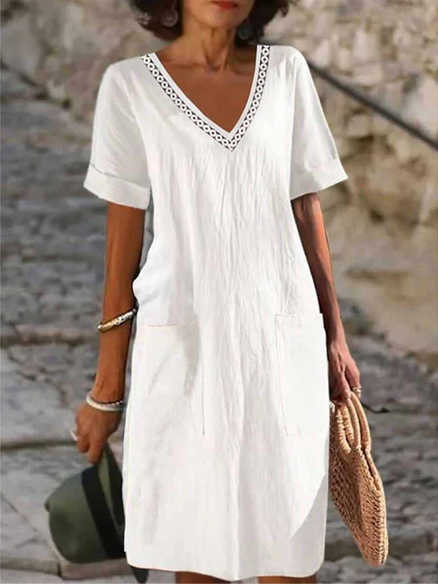 Marisol Strandkleid mit V Ausschnitt foto 1