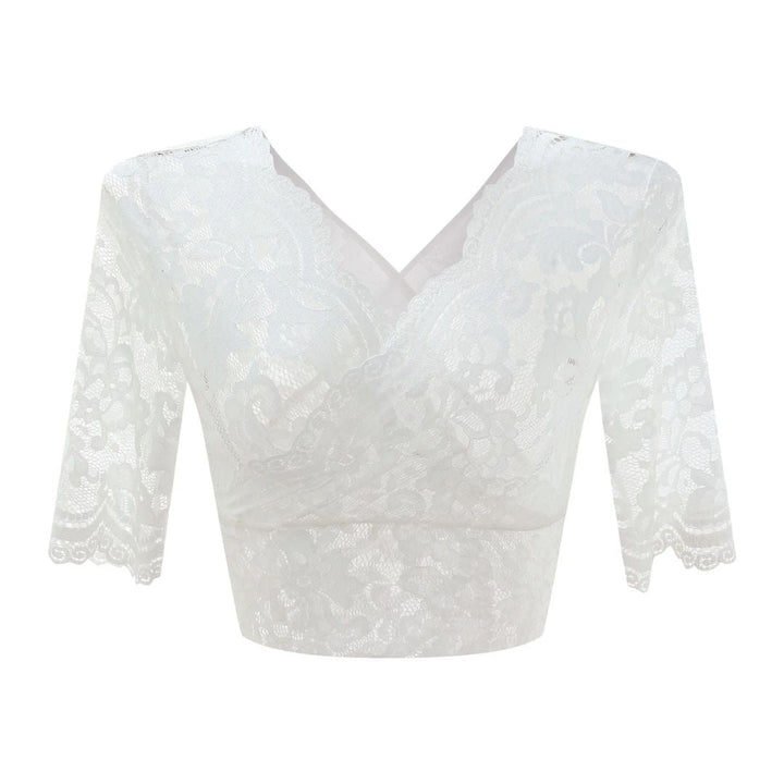 Elegante Damen Dirndlbluse für Oktoberfest (3)