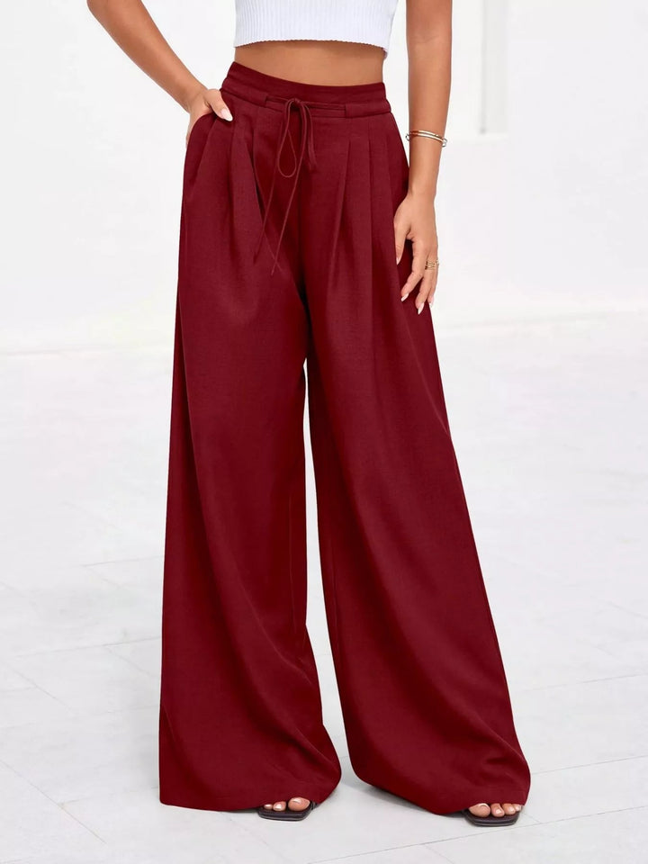 Elegante Damen Hosen mit hoher Taille (10)