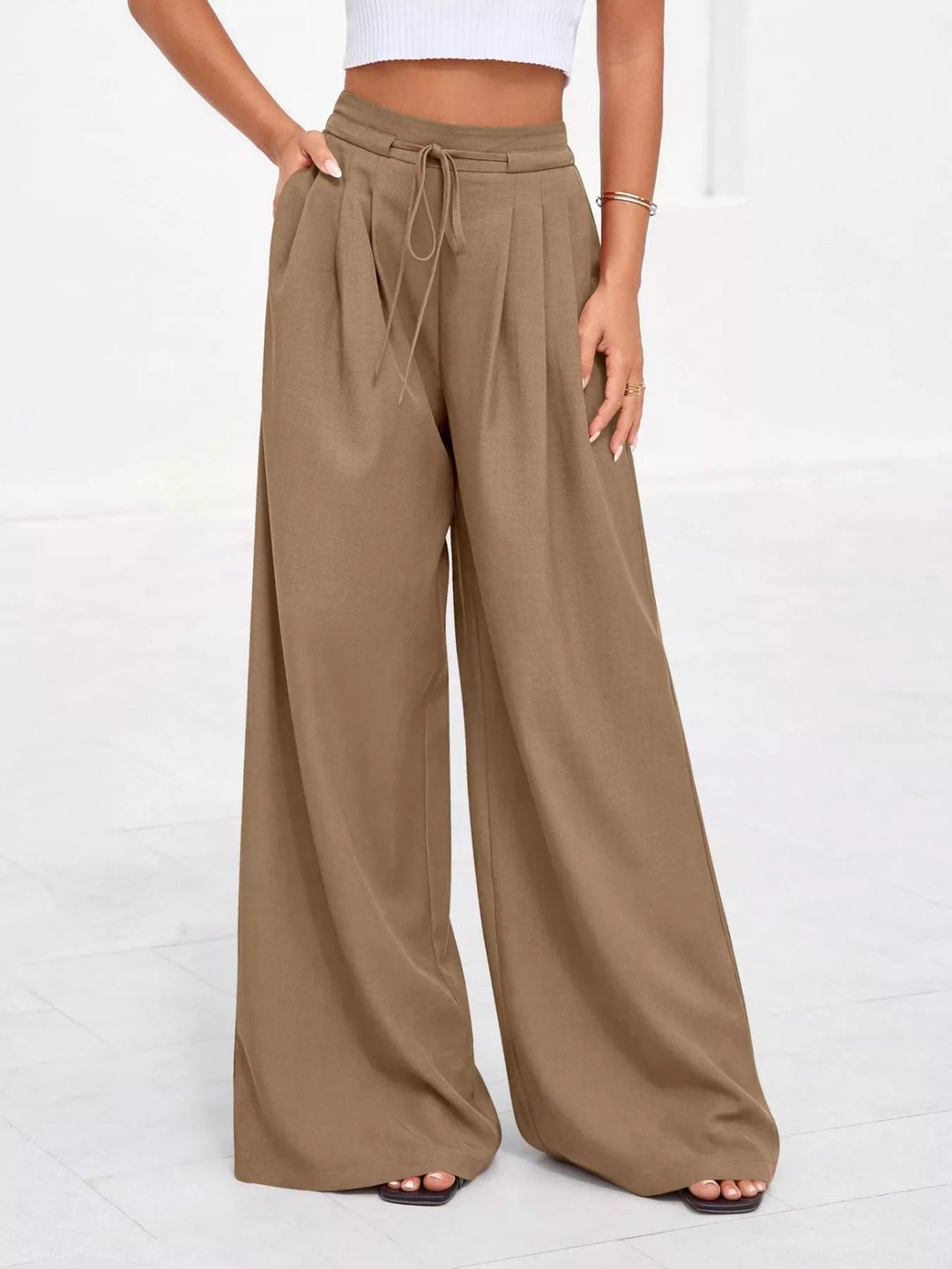Elegante Damen Hosen mit hoher Taille (14)