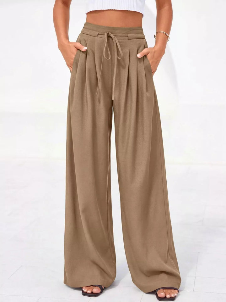 Elegante Damen Hosen mit hoher Taille (15)