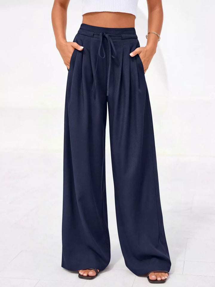 Elegante Damen Hosen mit hoher Taille (18)
