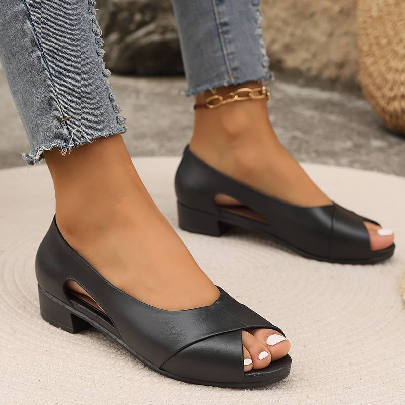 Elegante Damen Sandalen für jeden Tag in Schwarz