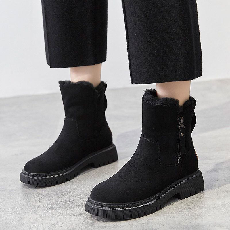 Elegante Damen Stiefeletten für Herbst in Schwarz