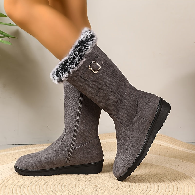 Elegante Damen Stiefeletten für Winter (3)