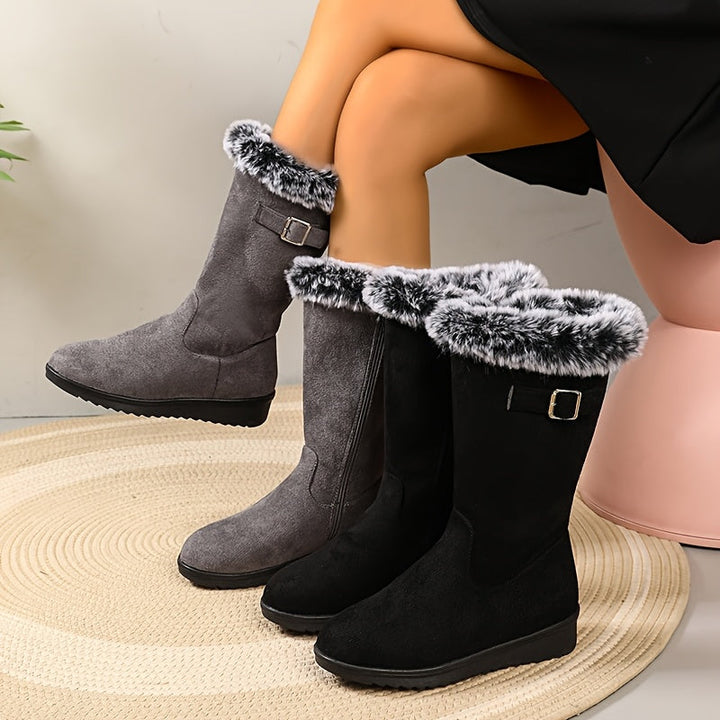 Elegante Damen Stiefeletten für Winter (5)