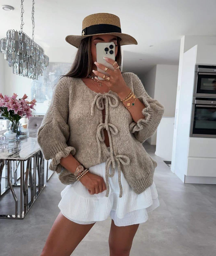 Elegante Damen Strickjacke im gemütlichen Casual-Stil