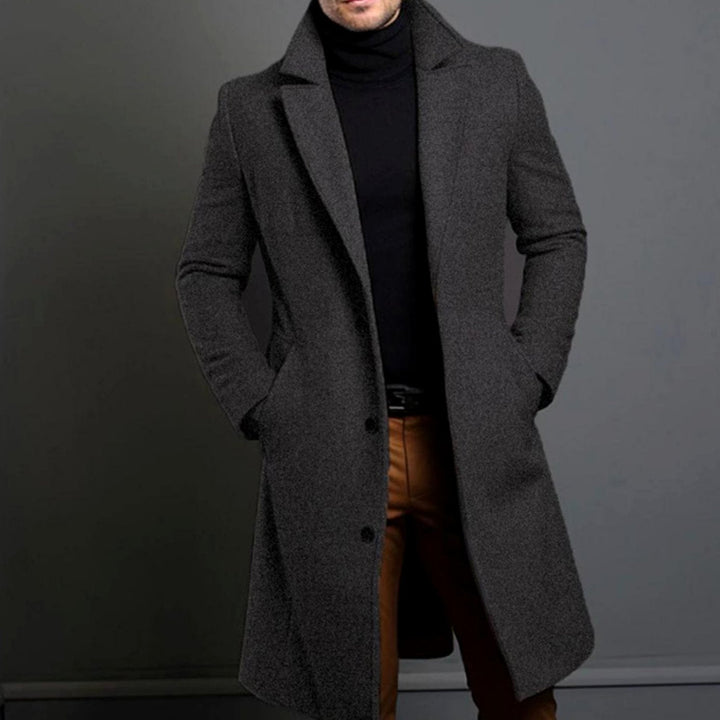 Elegante Herren Übergangsjacke im Slim-Fit in Grau