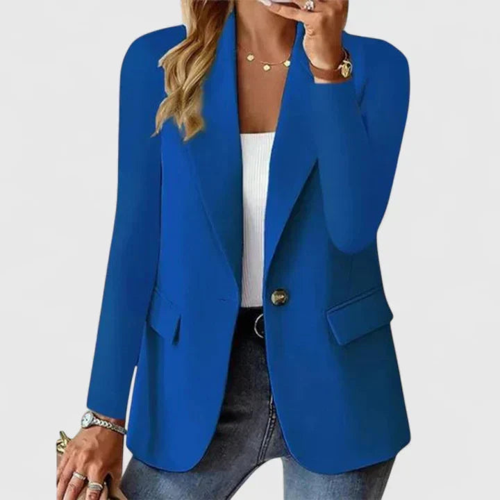 Elegante Jacke für Beruf und Alltag in Blau