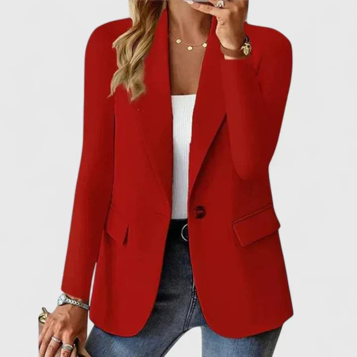 Elegante Jacke für Beruf und Alltag in Rot