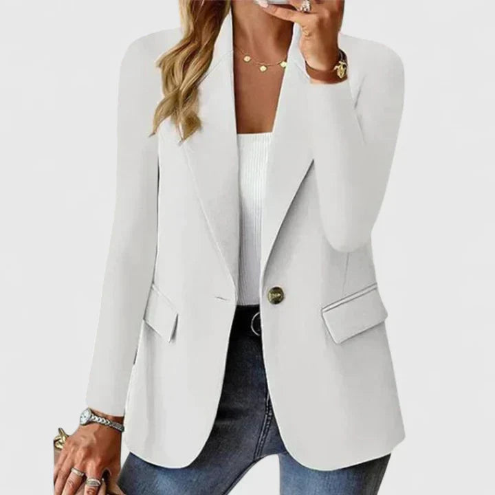 Elegante Jacke für Beruf und Alltag in Weiß