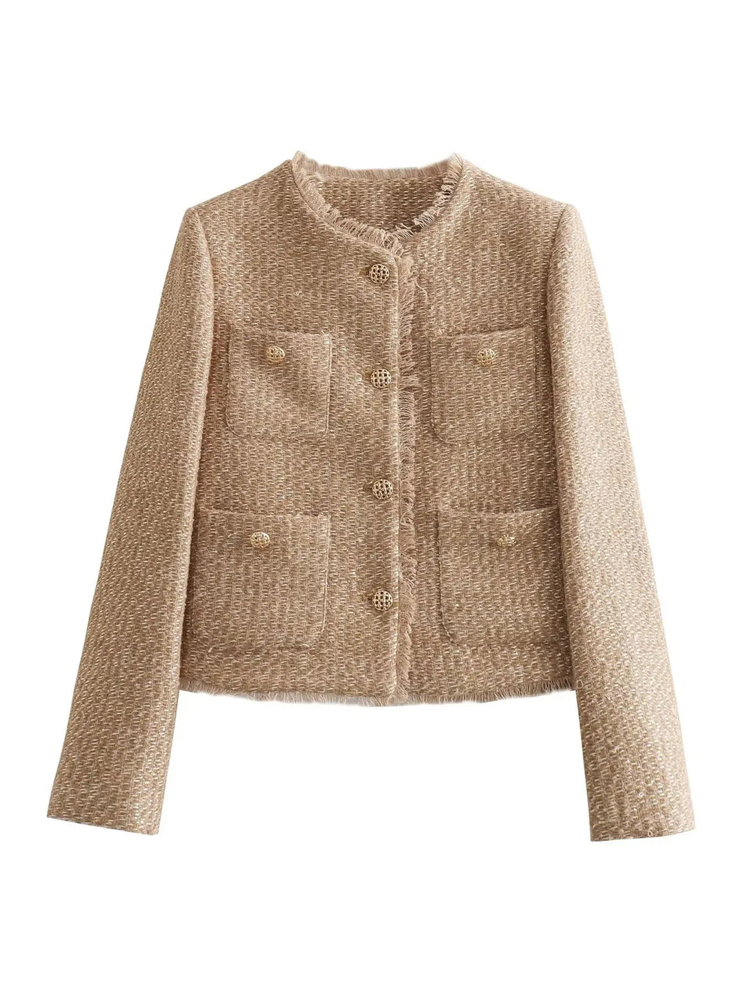 Elegante Kurze Jacke für Damen zum Übergang (5)