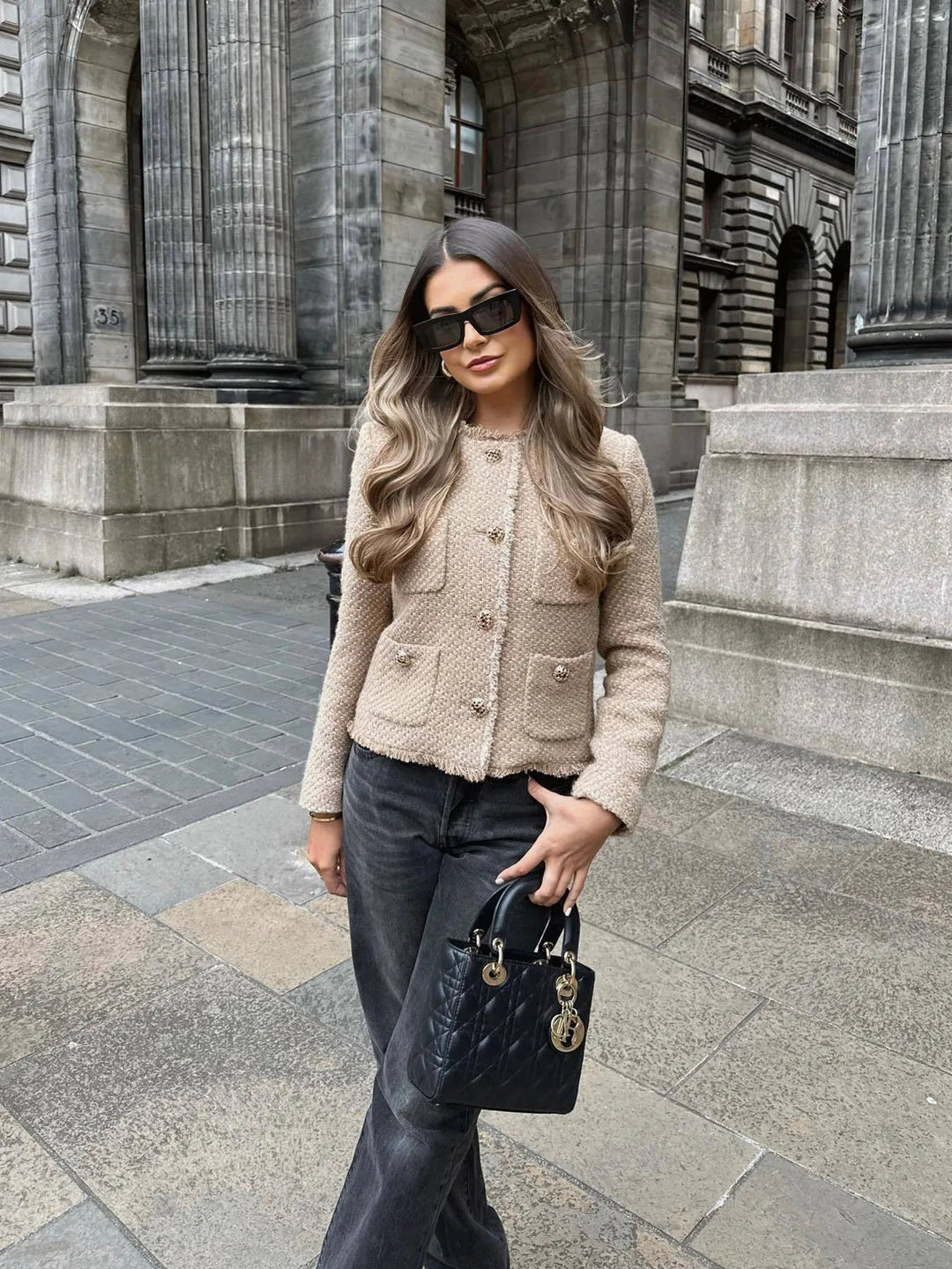 Elegante Kurze Jacke für Damen zum Übergang (6)