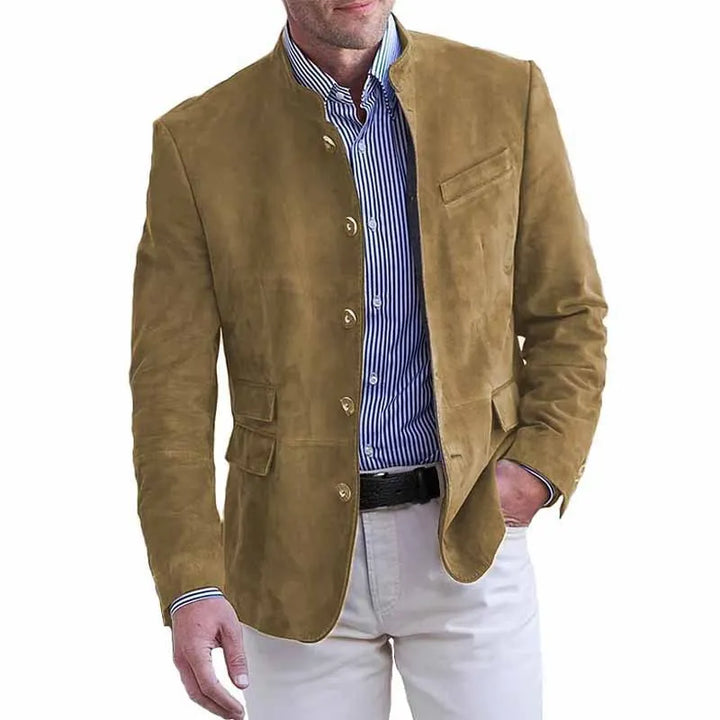 Elegante Leichte Herrenjacke für den Herbst in Khaki