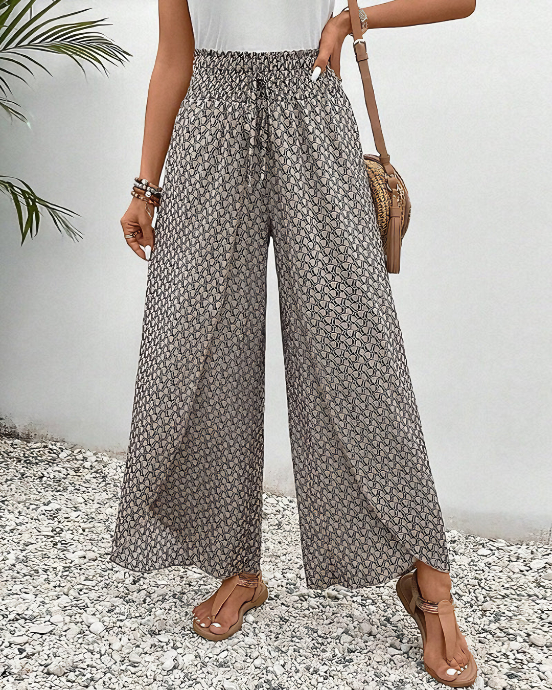 Elegante Luftige Weite Hose