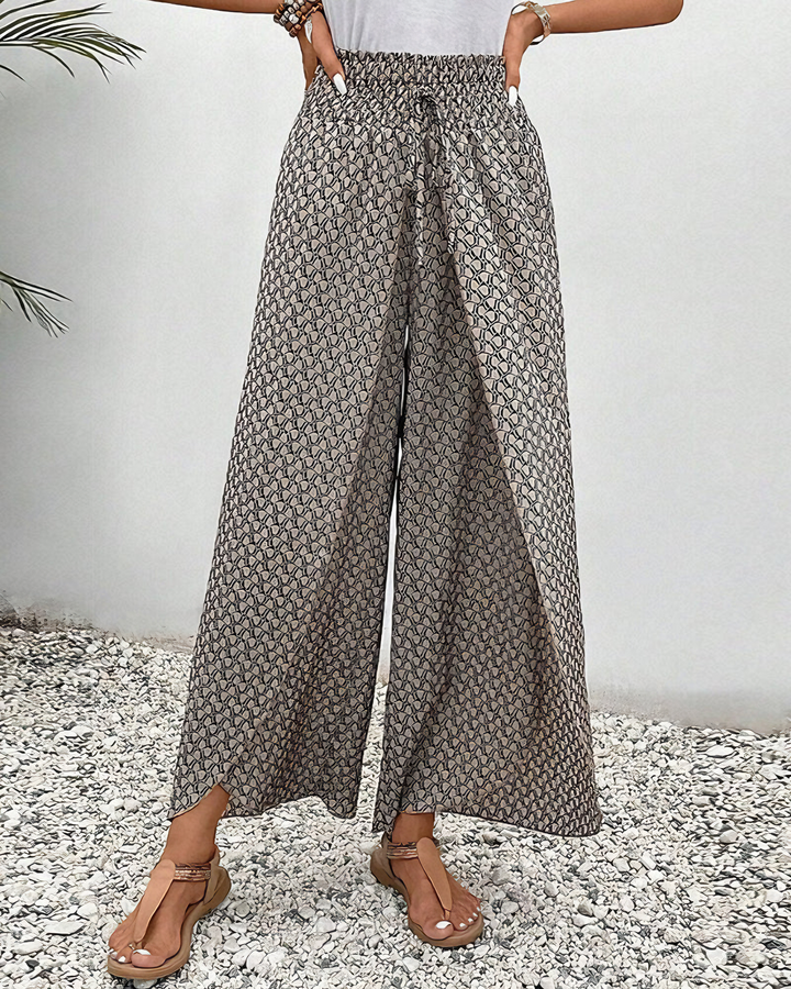 Elegante Luftige Weite Hose (3)