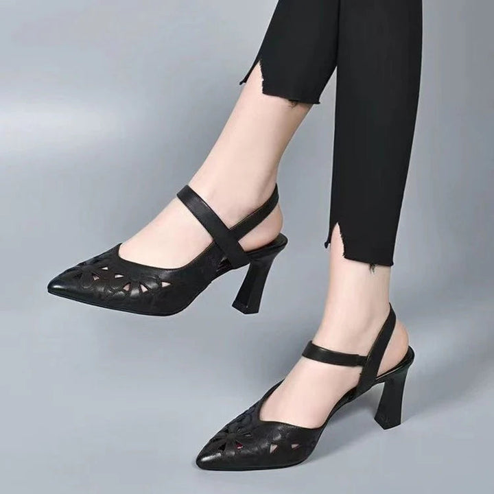 Elegante Orthopädische High Heels in Schwarz