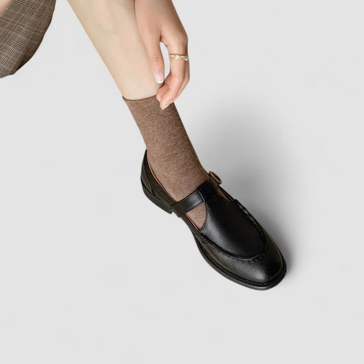 Elegante Orthopädische Mary Janes für Alltag (3)