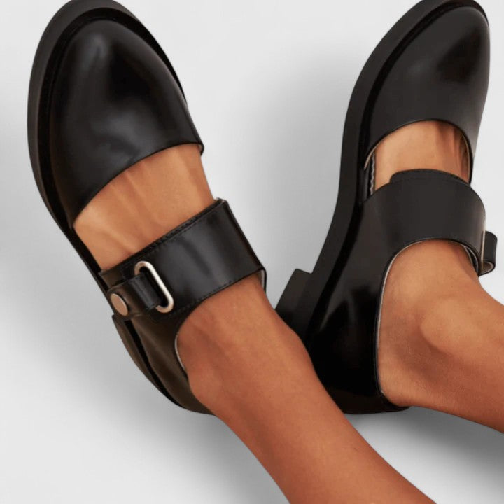 Elegante Orthopädische Mary Janes in Schwarz