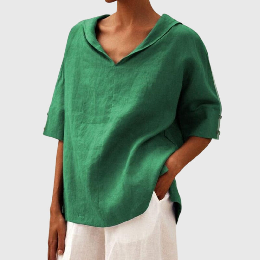 Elegante Pflegeleichte Bluse in Grün