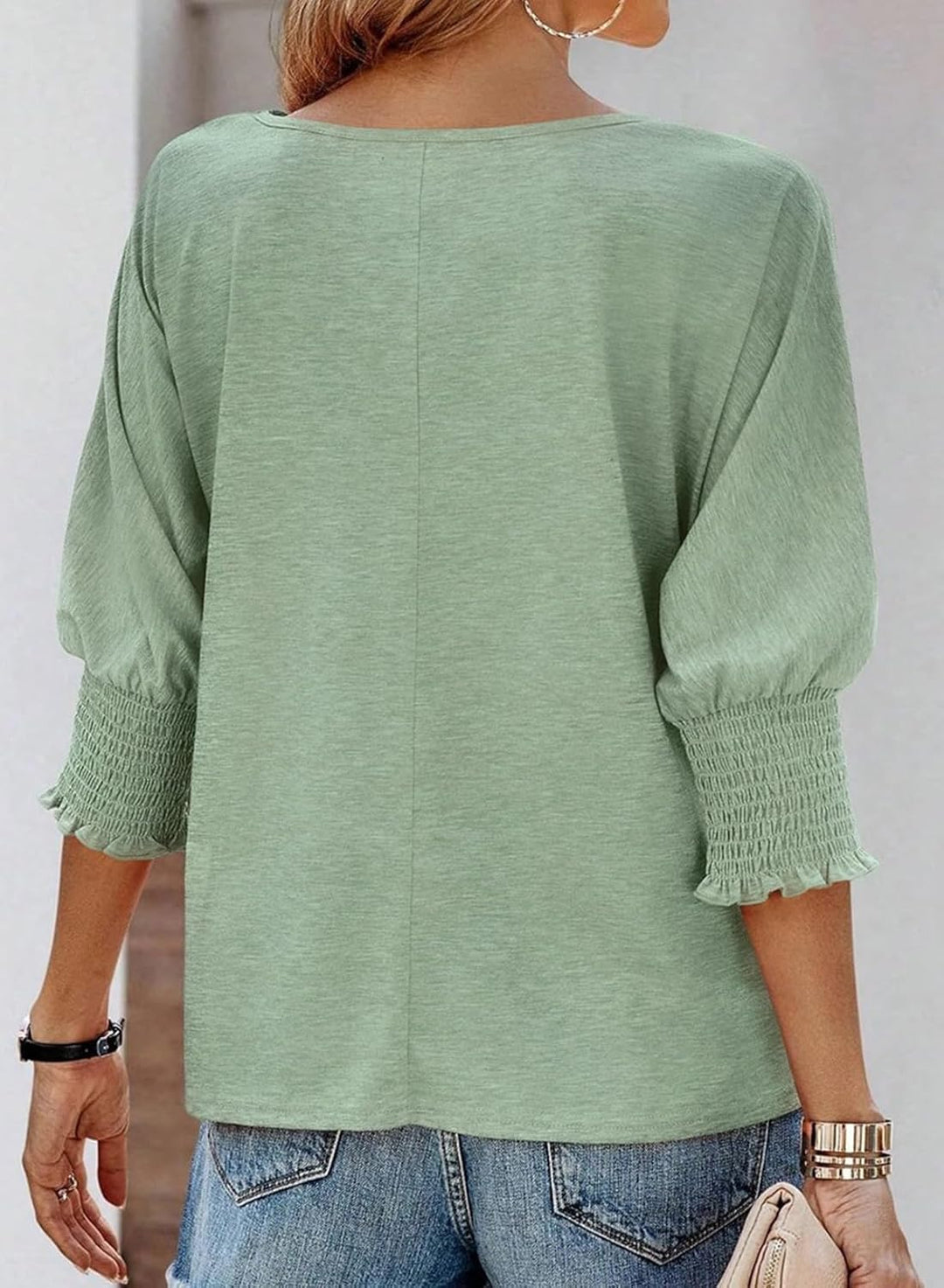 Elegante Plissee-Bluse (3)