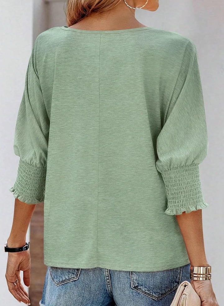 Elegante Plissee-Bluse (3)