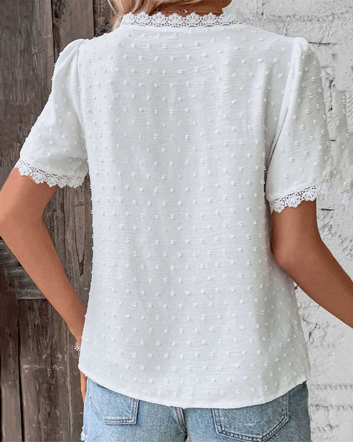Elegante Spitzen-Bluse im Boho-Stil (5)