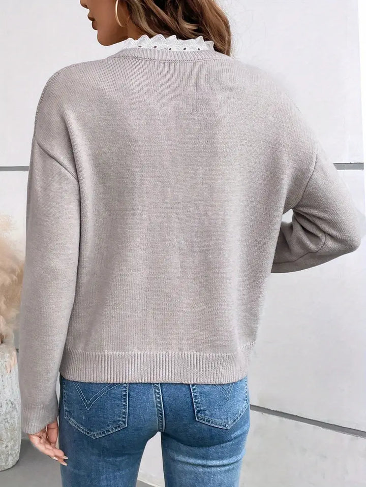 Elegante Strickjacke zeitlos für Damen (5)