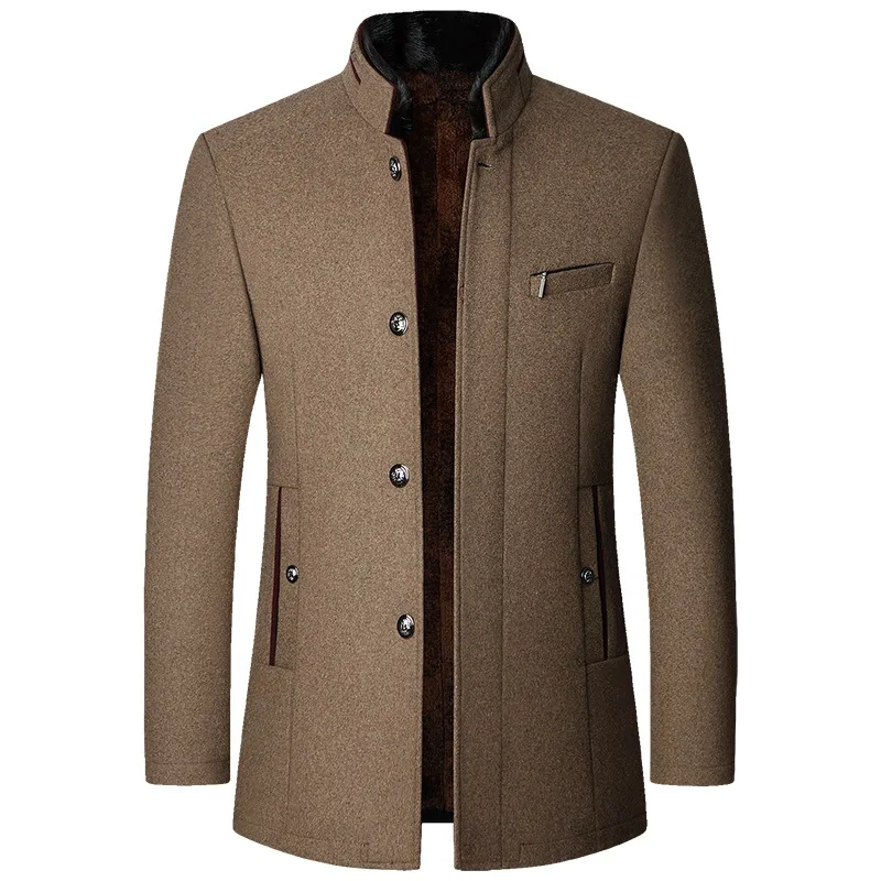 Elegante vielseitige Herrenjacke für Herbst in Braun