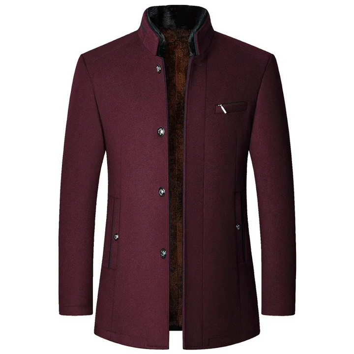 Elegante vielseitige Herrenjacke für Herbst in Rot