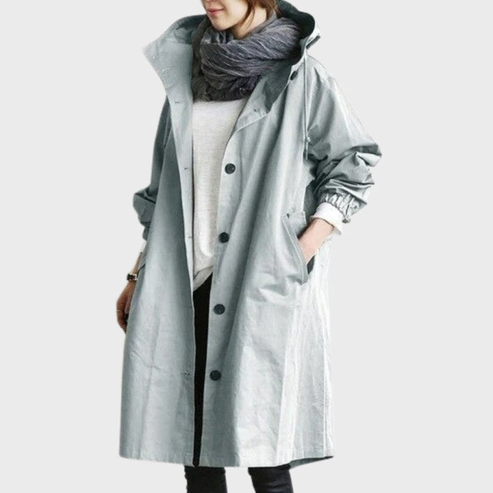 Elegante Wasserdichte Jacke in Hellblau