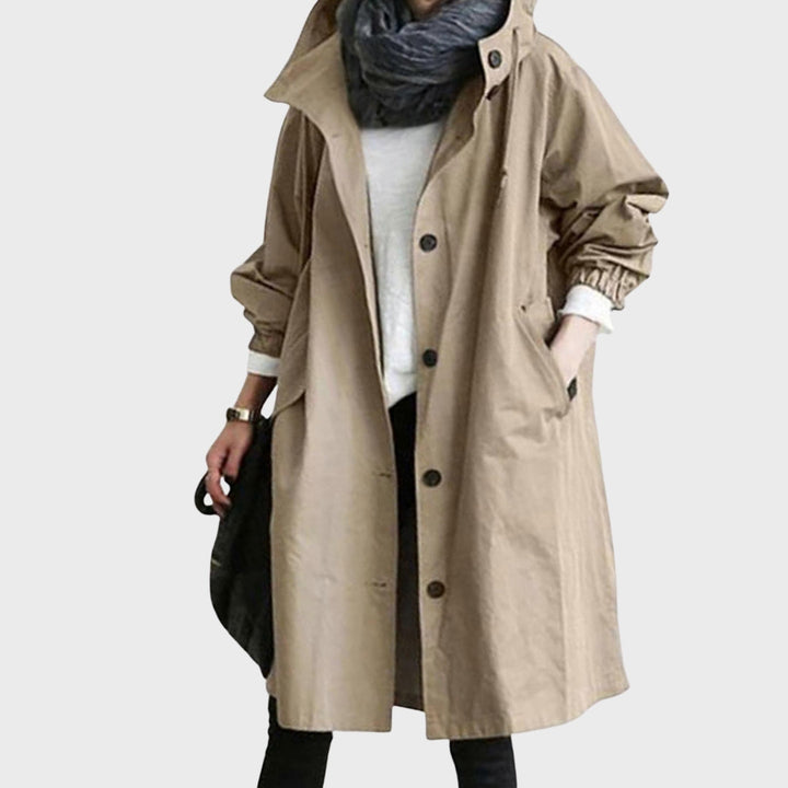 Elegante Wasserdichte Jacke in Khaki