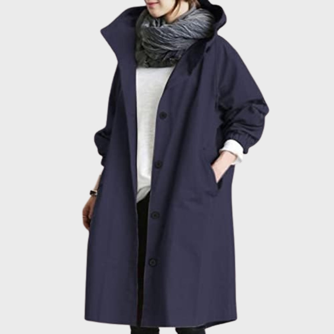 Elegante Wasserdichte Jacke in Marineblau
