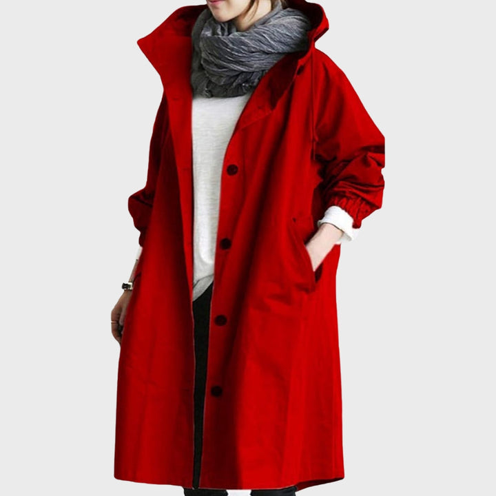 Elegante Wasserdichte Jacke in Rot