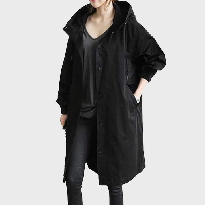 Elegante Wasserdichte Jacke in Schwarz