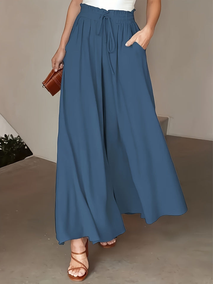 Elegante Weite-Hosen für jeden Tag in Marineblau