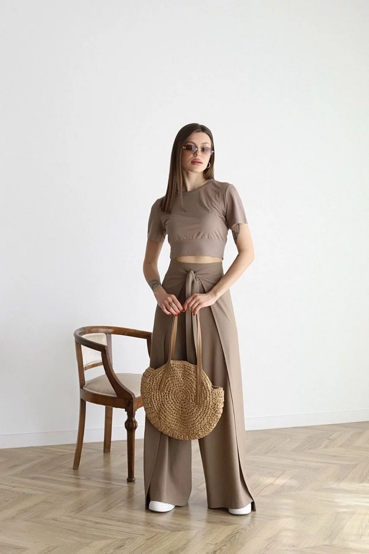 Elegante Weite Leinenhosen (10)