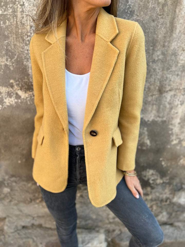 Eleganter Blazer für jede Gelegenheit in Gelb