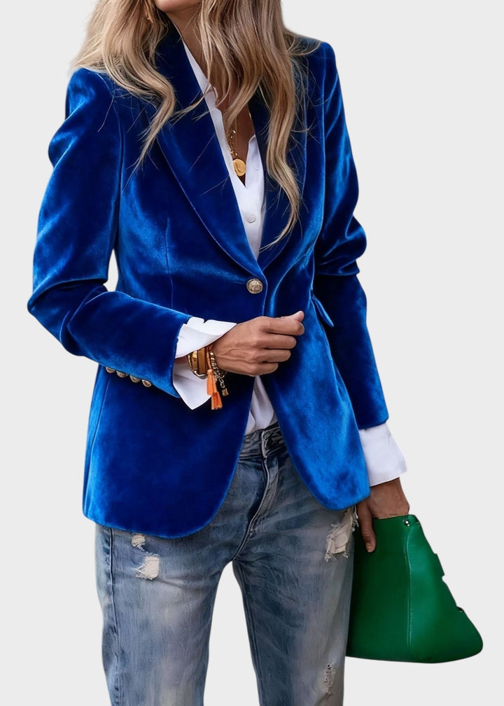 Eleganter Büro-Blazer in Blau