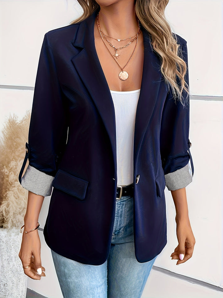 Eleganter Damen Blazer für Herbst in Marineblau