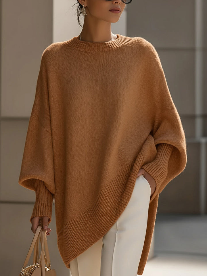 Eleganter Damen Pullover für den Herbst in Karamell